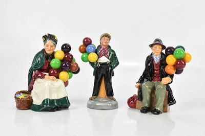 Lot 1586 - ROYAL DOULTON; three figures, 'Balloon Boy',...