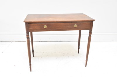 Lot 1187 - A 19th century mahogany single drawer writing...