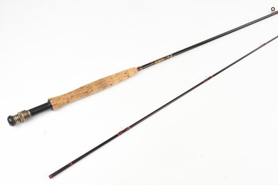 Lot 1448 - HARDY; a graphite deluxe two piece fishing rod...