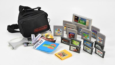 Lot 1422 - NINTENDO; a collection of Gameboy games...