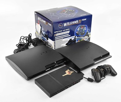 Lot 1436 - Two Sony Playstation 3 consoles (model No CECH-...