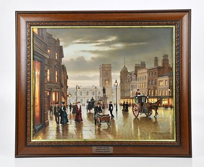 Lot 171 - STEVEN SCHOLES (born 1952); oil on board, 'St...