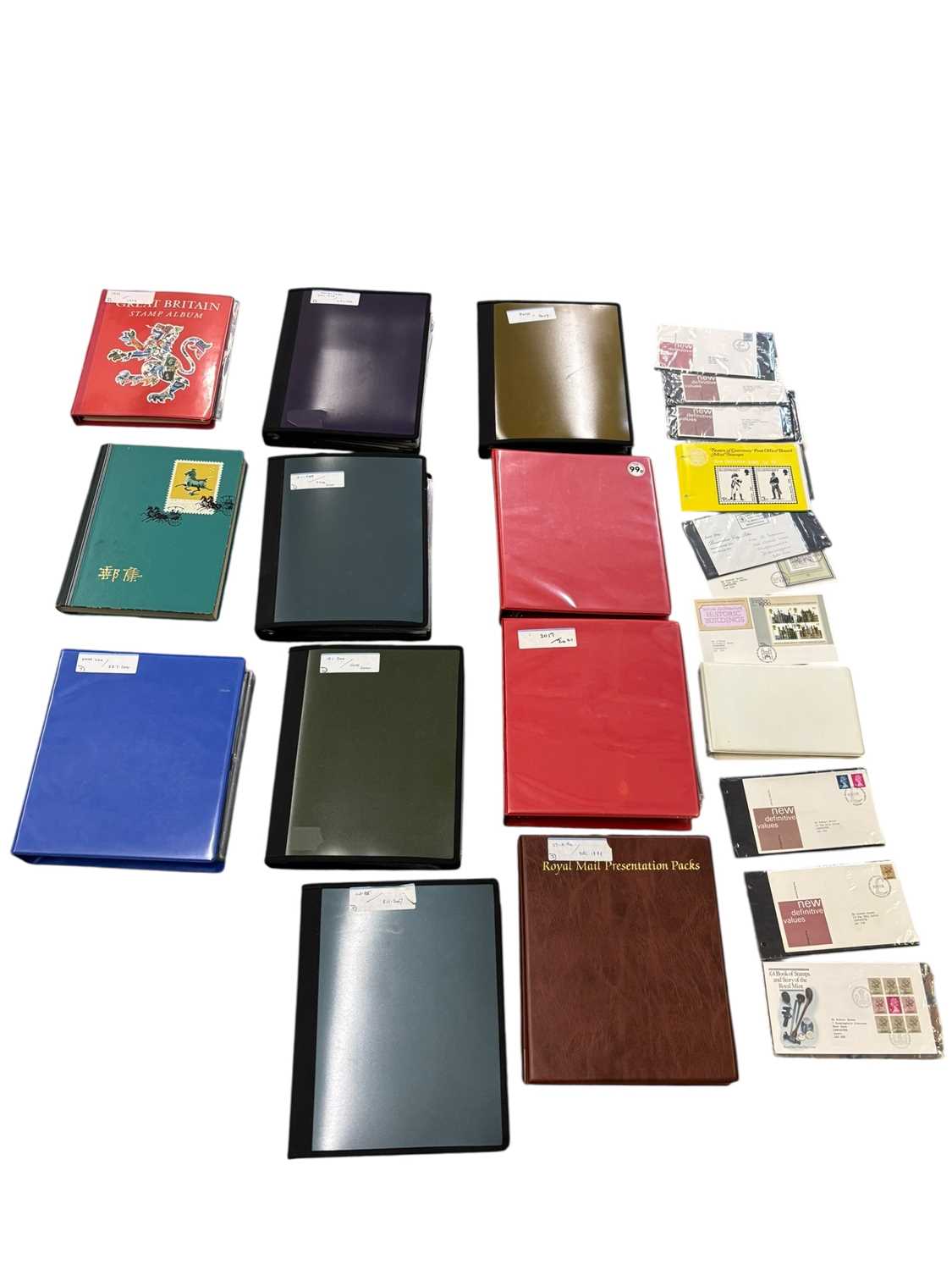 Lot 470 - Eight albums of approximately three hundred...