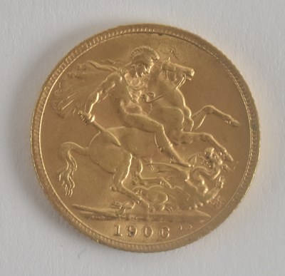Lot 1578 - An Edward VII full sovereign, 1906.