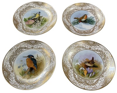 Lot 336 - ROYAL WORCESTER; four boxed collectors' plates...