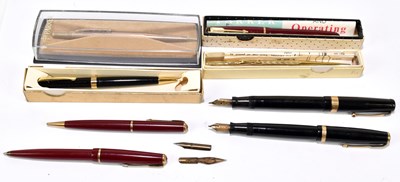 Lot 80 - PARKER; a fountain pen with 14K nib