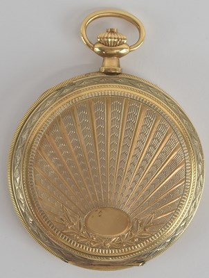 Lot 1695 - BOREL & CIE; a Swiss 14K yellow gold full...