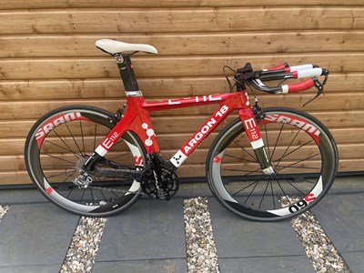 Lot 18 - 2014 Argon 18 E112 - S/51, TT/Triathlon carbon...