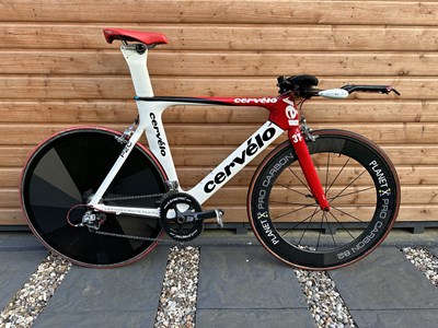 Lot 53 - 2015 Cervélo P2C - M/54, TT carbon fibre frame,...
