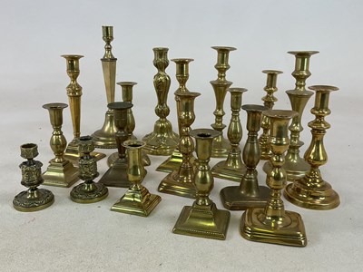 Lot 241 - A quantity of predominantly 19th century brass...