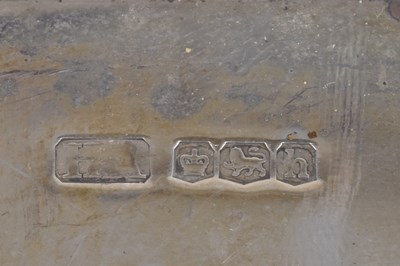 Lot 1057 - ATKIN BROTHERS; a George V hallmarked silver...