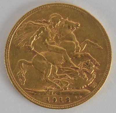 Lot 1606 - A George V full sovereign, 1913.