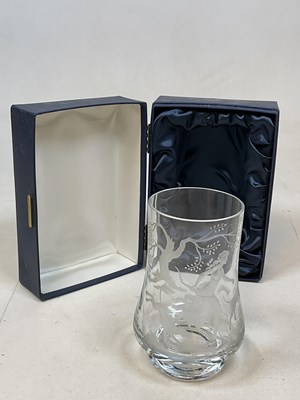 Lot 328 - CAITHNESS; a boxed 'Diana' glass vase by Derek...