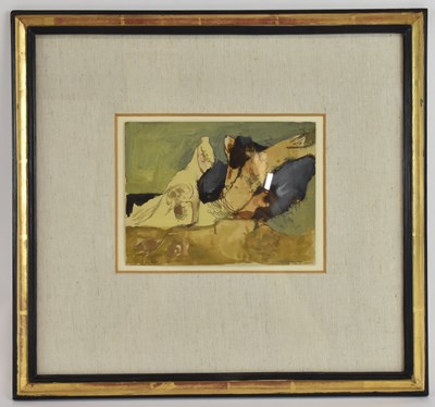 Lot 122 - KEITH VAUGHAN (1912-1977); gouache and ink on...