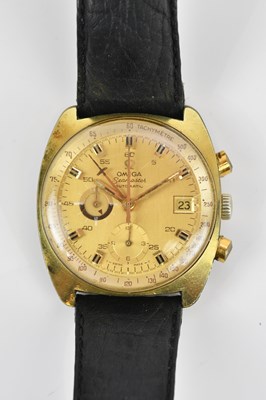 Lot 602 - OMEGA; a gentleman's gold plated Seamaster...
