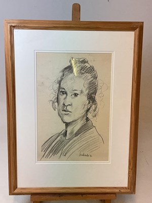 Lot 389 - ROBERT OSCAR LENKIEWICZ (1941-2002); pencil...