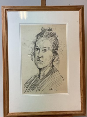 Lot 389 - ROBERT OSCAR LENKIEWICZ (1941-2002); pencil...