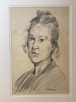 Lot 389 - ROBERT OSCAR LENKIEWICZ (1941-2002); pencil...