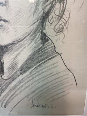 Lot 389 - ROBERT OSCAR LENKIEWICZ (1941-2002); pencil...