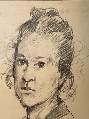 Lot 389 - ROBERT OSCAR LENKIEWICZ (1941-2002); pencil...