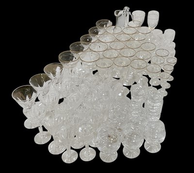 Lot 577 - WATERFORD; a set of five red wine crystal...