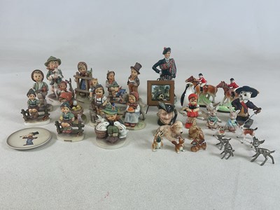 Lot 172 - GOEBEL; a quantity of ceramic figures,...