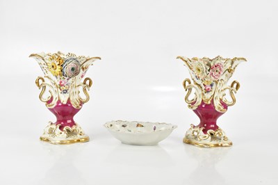 Lot 1661 - A pair of 19th century Coalbrookdale style...