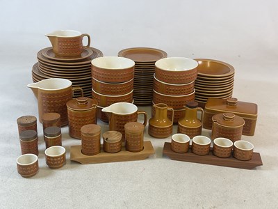 Lot 397 - HORNSEA POTTERY; a quantity of 'Saffron'...