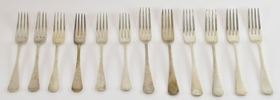 Lot 1045 - WALKER & HALL; twelve George VI hallmarked...