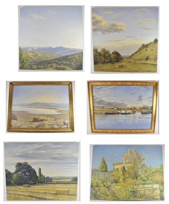 Lot 192 - TOM YOUNG (born 1973); oil on canvas, rural...