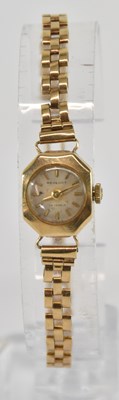 Lot 1720 - REGENCY; an early 20th century lady's 9ct...