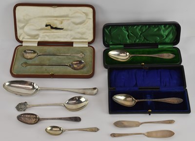 Lot 1094 - LEVI & SALAMAN; a cased Edward VII hallmarked...