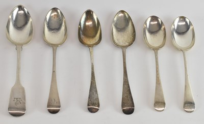 Lot 1061 - Six assorted hallmarked silver table and...