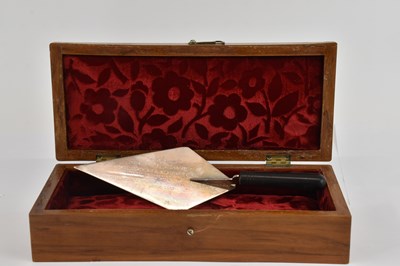 Lot 1181 - A cased mid 20th century white metal...