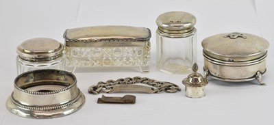 Lot 1126 - LEVI & SALAMAN; an George VI hallmarked silver...