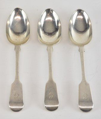 Lot 1174 - ROBERT WALLIS; three Queen Victoria hallmarked...