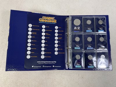 Lot 582 - CHANGE CHECKER; the A-Z 10p collection in...