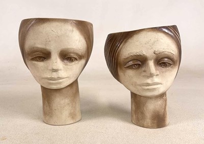 Lot 180 - ANDRE LORET FOR SIDMOUTH POTTERY; two wall...