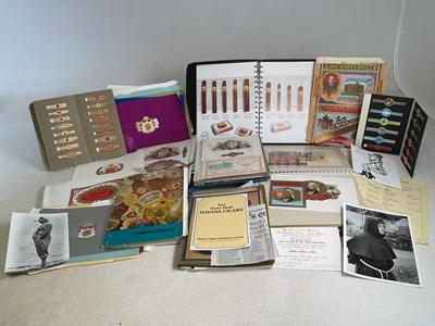 Lot 12 - CIGAR INTEREST; a large and interesting...