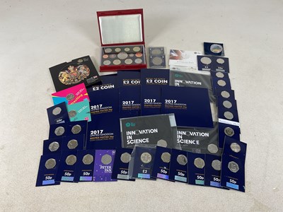 Lot 577 - ROYAL MINT; a 2006 proof set, together with a...