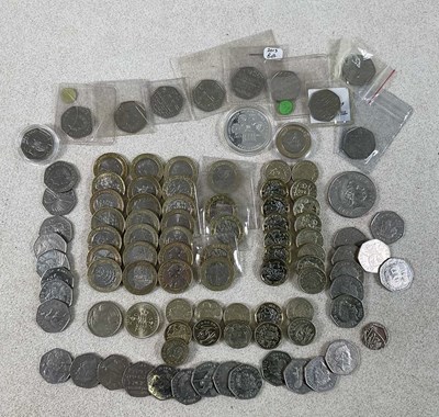 Lot 579 - ROYAL MINT; a collection of coins comprising...