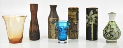 Lot 110 - BRIGLIN; four ceramic vases including a...