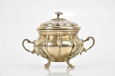 Lot 2465 - A Continental 800 grade twin handled sugar...