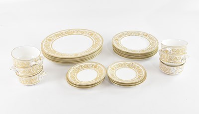 Lot 1702 - ROYAL WORCESTER; a part dinner service in the '...