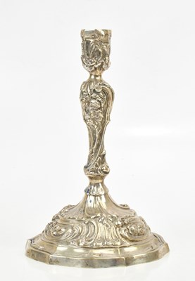 Lot 2029 - A Continental 800 grade silver candlestick...