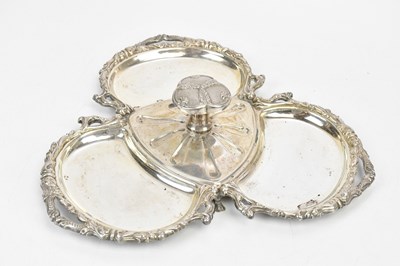 Lot 2306 - A Continental white metal hors d'oeuvre dish...