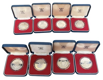Lot 1638 - ROYAL MINT; eight Elizabeth II silver...