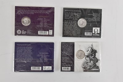 Lot 1652 - ROYAL MINT; three silver £20 fine silver coin...