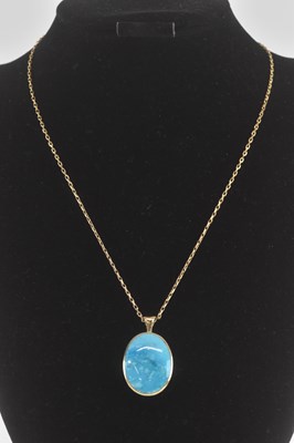 Lot 1423 - A 9ct gold dainty link belcher necklace with...