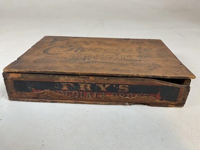 Lot 47 - A vintage Fry's wooden chocolate box inscribed...